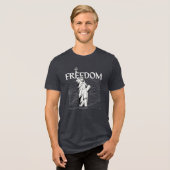 Freedom Statue V2 T-shirt – Reis Liberty Des (Voorkant volledig)