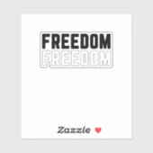 Freedom Sticker (Vel)