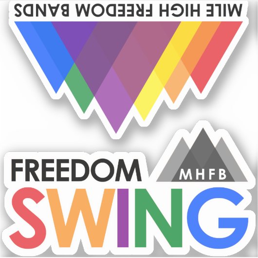 Freedom Swing en MHFB Stickers (Voorkant)