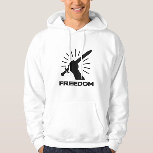 freedom sword graphic hoodie (Voorkant)