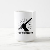 freedom sword graphic koffiemok (Center)