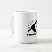 freedom sword graphic koffiemok (Voorkant links)