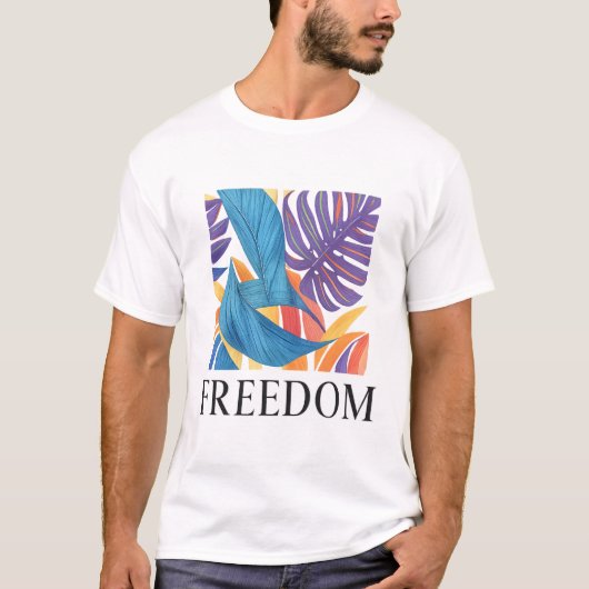 Freedom T-Shirt – Vet grafisch T-shirt voor Self-E (Voorkant)