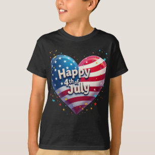 Freedom Threads: moedige Amerikaanse trots Prints T-shirt