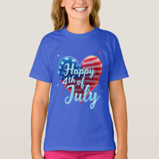 Freedom Threads: moedige Amerikaanse trots Prints T-shirt