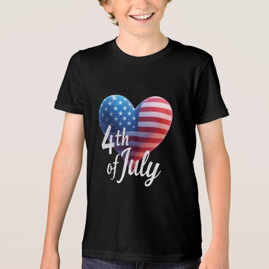 Freedom Threads: moedige Amerikaanse trots Prints Tri-Blend Shirt (Voorkant)
