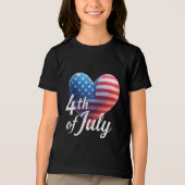 Freedom Threads: moedige Amerikaanse trots Prints Tri-Blend Shirt (Voorkant)