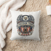 Freedom Tour 2026 Vintage Eagle Motorfiets Kussen (Deken)