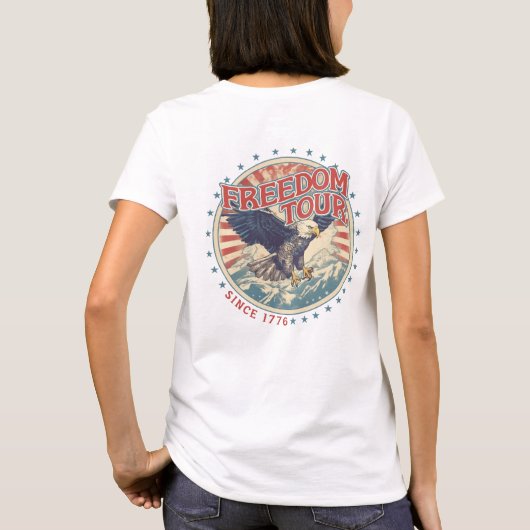 Freedom Tour Patriotic T-Shirt (Achterkant)
