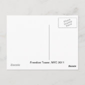 Freedom Tower Briefkaart (Achterkant)