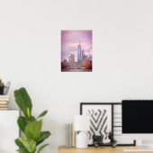 Freedom Tower Manhattan New York Cityscape Poster (Thuiskantoor)