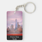 Freedom Tower uit Staten Island Ferry NYC Sleutelhanger (achterkant)