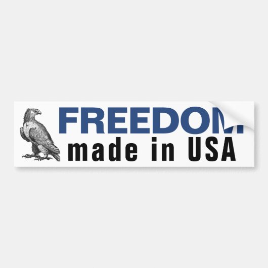 Freedom USA - adelaar Bumpersticker (Voorkant)
