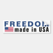 Freedom USA Bumpersticker (Voorkant)