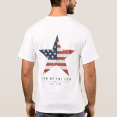 Freedom USA Ster Logo T-shirt (Achterkant)