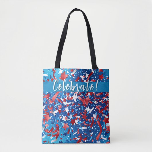 Freedom Vibes Celebration Canvas tas (Voorkant)