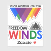 Freedom Winds en MHFB-Stickers Sticker (Vel)