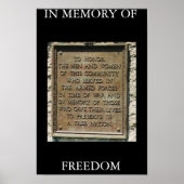 FREEDOM WON POSTER (Voorkant)