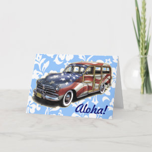 Freedom Woody Hawaiian Wenskaart Kaart