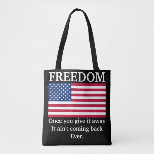 Freedom (zwart) Tas (Voorkant)