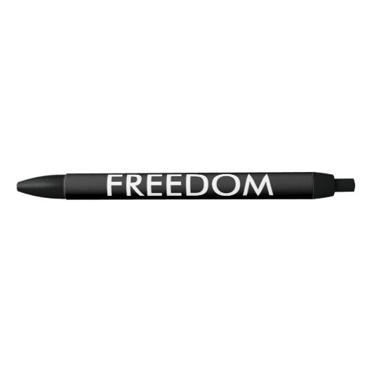 Freedom Zwarte Inkt Pen (Voorkant)