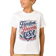 FreedomFireworksUSA–Vintage Patriottisch 4 juli