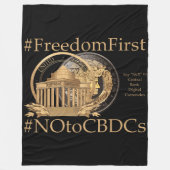 #FreedomFirst: Liberty Wallet - Embrace Freedom Fleece Deken (Voorkant)
