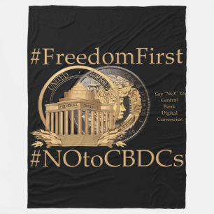 #FreedomFirst: Liberty Wallet - Embrace Freedom Fleece Deken