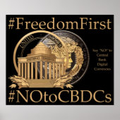 #FreedomFirst: Liberty Wallet - Embrace Freedom Poster (Voorkant)