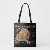 #FreedomFirst: Liberty Wallet - Embrace Freedom Tote Bag (Voorkant)