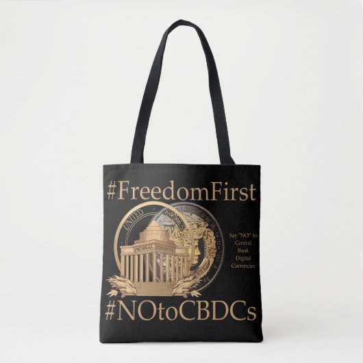 #FreedomFirst: Liberty Wallet - Embrace Freedom Tote Bag (Voorkant)