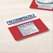 Freedomprazole Grappige 4 juli Onderzetters (Schuin)