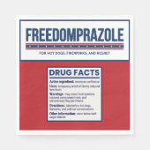 Freedomprazole Grappige 4 juli Patriottische Serve Servet (Voorkant)