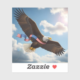 Freedom's Ascent - Square Vinyl  Sticker