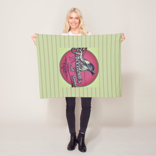 Freedom's Call klinkt Fleece Deken (In situ)