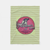 Freedom's Call klinkt Fleece Deken (Voorkant)