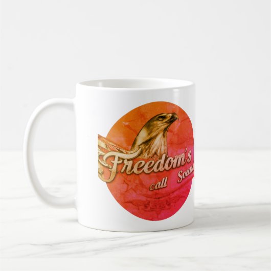 Freedom's Call klinkt Koffiemok (Links)