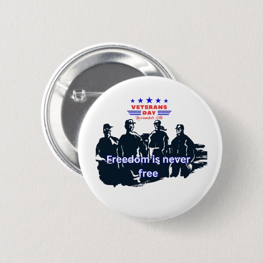 Freedom's Defenders Ronde Button 5,7 Cm (Voorkant /achterkant)