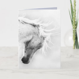 Freedom's Head Shake Wild Horse Wenskaart Kaart