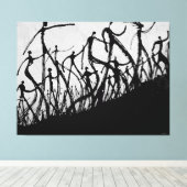 FreedomWalkers verpakt Canvas Afdruk (Insitu (Houten vloer))