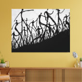 FreedomWalkers verpakt Canvas Afdruk (Insitu (Woonkamer))