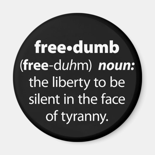 Freedumb Magneet (Voorkant)