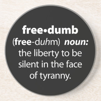 Freedumb Zandsteen Onderzetter