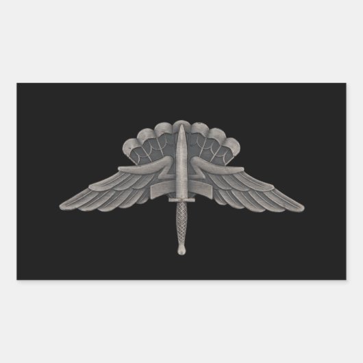 Freefall (HALO) Rechthoekige Sticker (Voorkant)