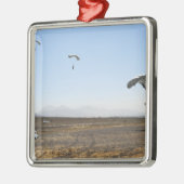 Freefall parachute jumpers metalen ornament (Links)