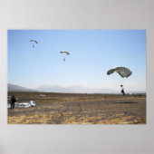 Freefall parachute jumpers poster (Voorkant)