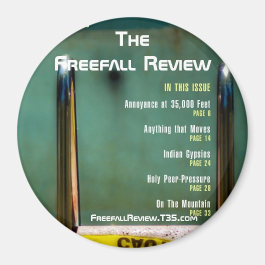 FreeFall Review magneet (Voorkant)