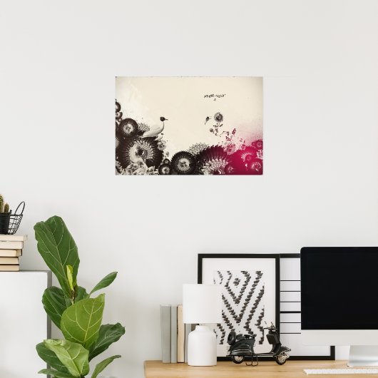 Freefallin'' Poster (Thuiskantoor)