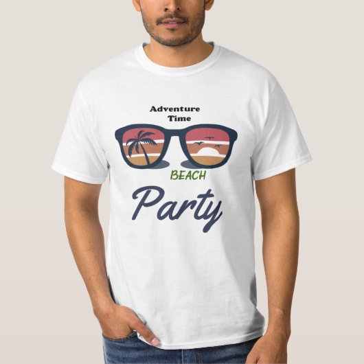Freefit Adventure Time Beach Party T-shirt voor Ma (Voorkant)
