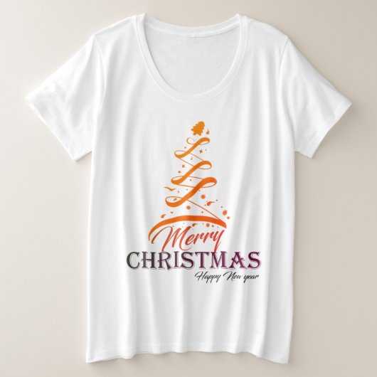 Freefit Dames Plus Size Basic T-Shirt 👚 | Zachte (Design voorkant)